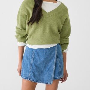 Stradivarius Crossover Denim Skort